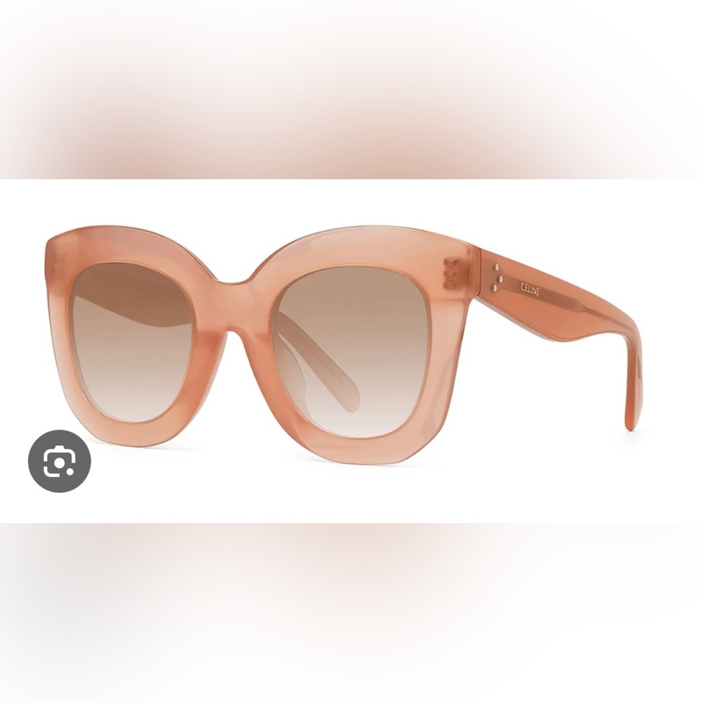 Authentic Celine Pink Bold Sunglasses Oversized Retro Design